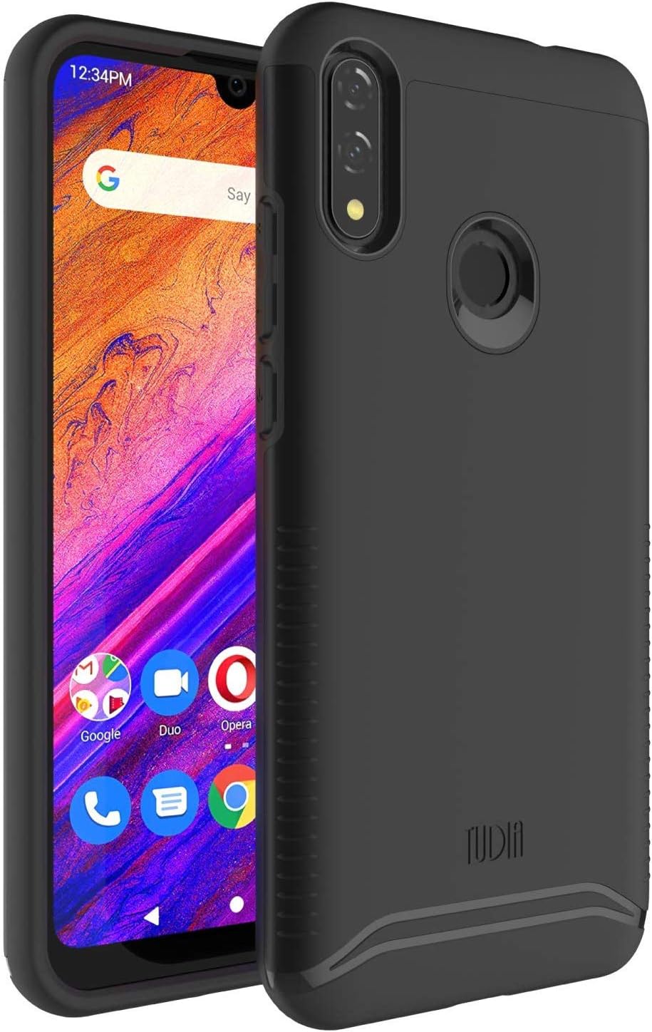 TUDIA Merge Designed for BLU V9 / BLU G8-6.3" Case (Matte Black)