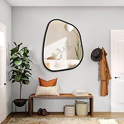 Irregular Bathroom Mirror Modern Oval Wall Mirror