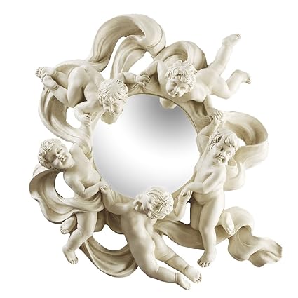 Design Toscano Cherubs Playful Dance Petite Wall Mirror