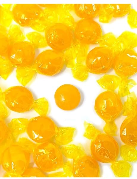 HARD CANDY (90 PIECES BUTTERSCOTCH) | BUTTERSCOTCH HARD CANDY -BUTTERSCOTCH DISCS BUTTONS BULK CANDY| INDIVIDUALLY WRAPPED HARD CANDY | PERFECT FOR SHARING AND GIFTING – HARD CANDY BUTTERSCOTCH