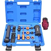 Yuesstloo Fuel Injector Puller Removal Installer Kit | Compatible with Audi VW Skoda Seat 1.4 1.6 1.8 2.0 2.7 3.0 3.2 3.6 V6 4.2 V8 FSI TSI, Petrol Engines, with Gloves