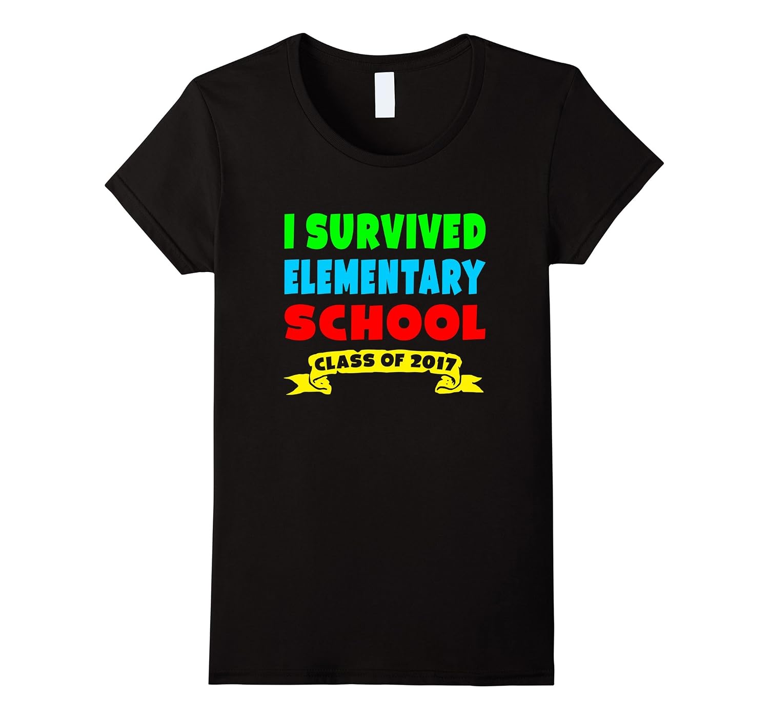 I Survived Fifth Grade Class of 2017 T-Shirt Funny Quote
