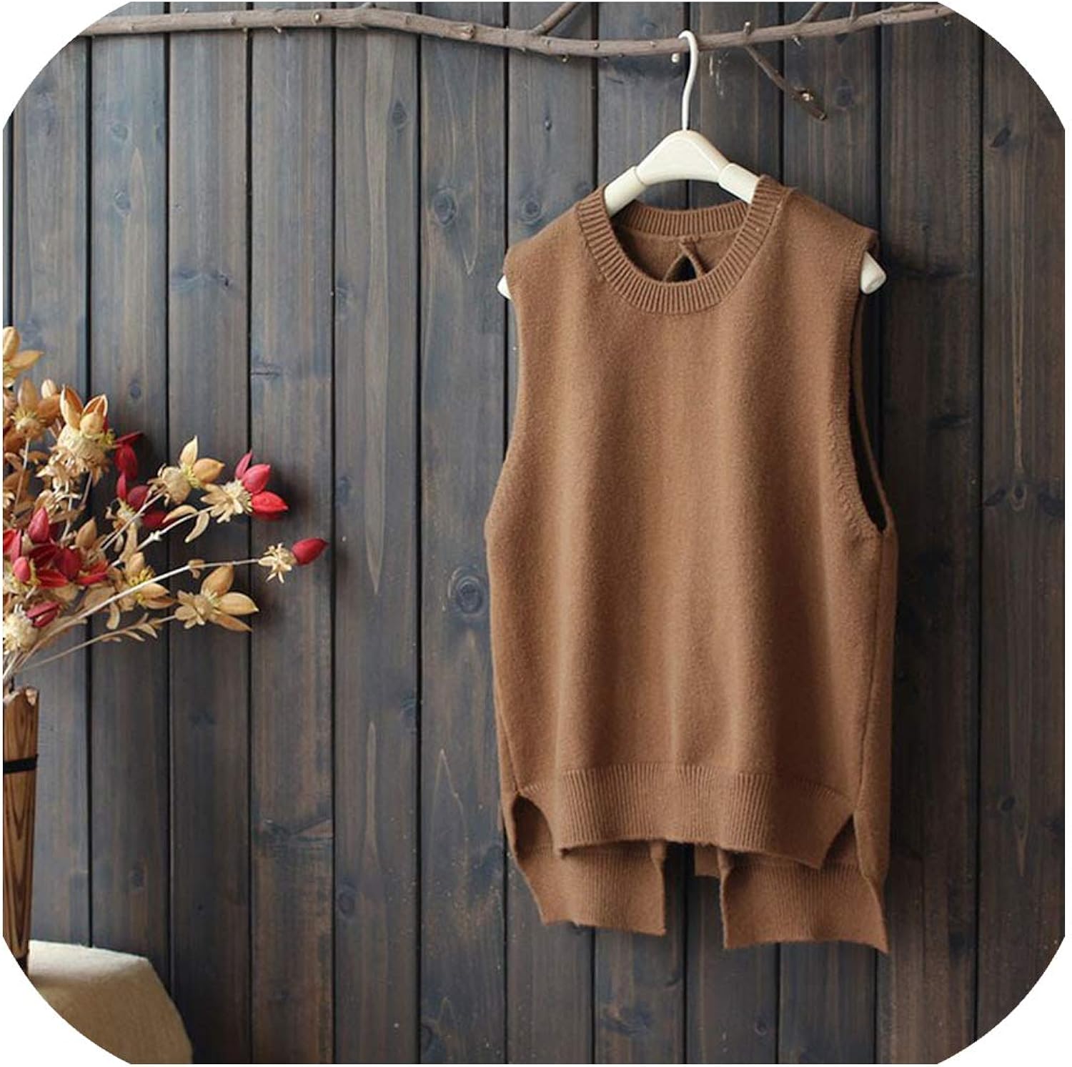 womens sleeveless knitwear