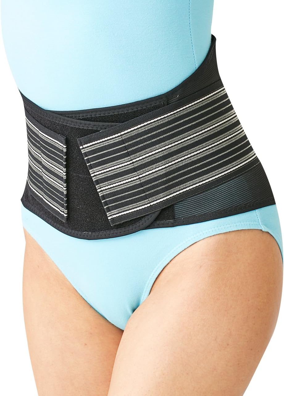 Amazon セルヴァン 薄くても腰をしっかり支えるコルセット ブラック M L セルヴァン 腰 腰椎用