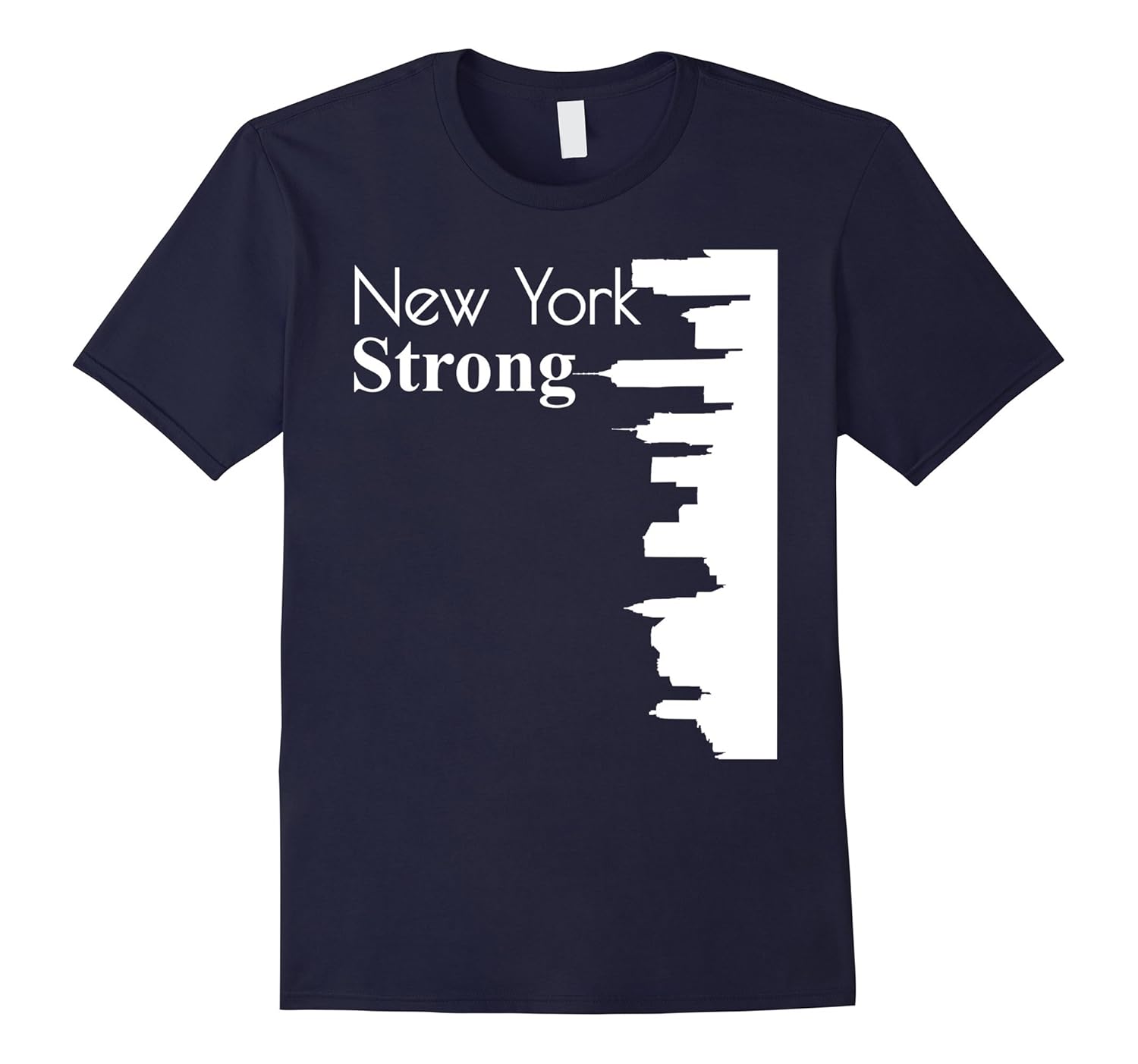 New York Strong T Shirt - NY Pride New York Skyline Tee-ANZ