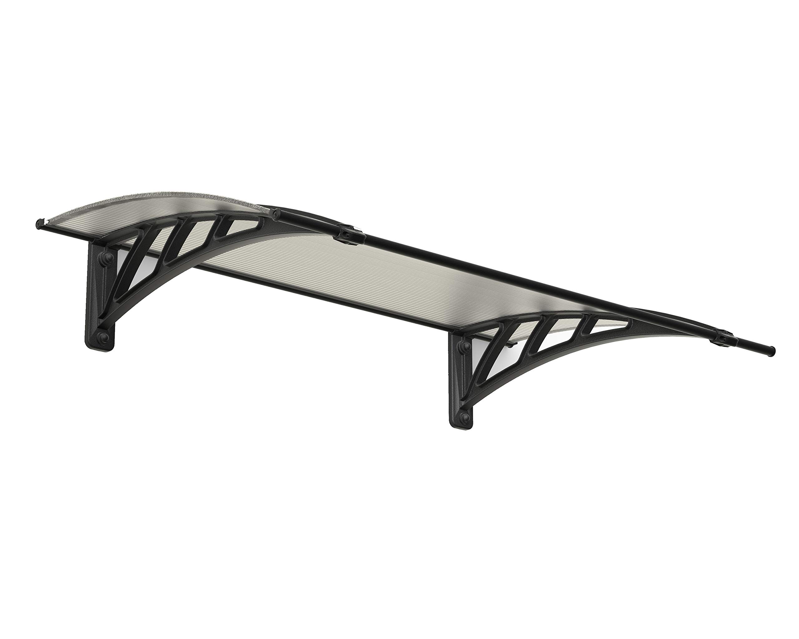 Photo 1 of (used)(unknown if complete)Palram - Canopia Neo 1180-4' x 3' Window & Door Awning for Door Entrance, High-End Polycarbonate Patio Canopy 