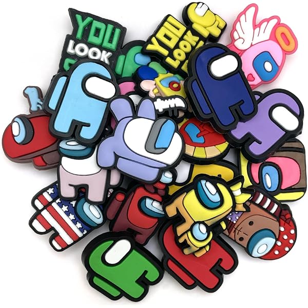 VALENTLN 34PC Video Game Shoe Charms - Cute Rubber Decorations For Sneakers