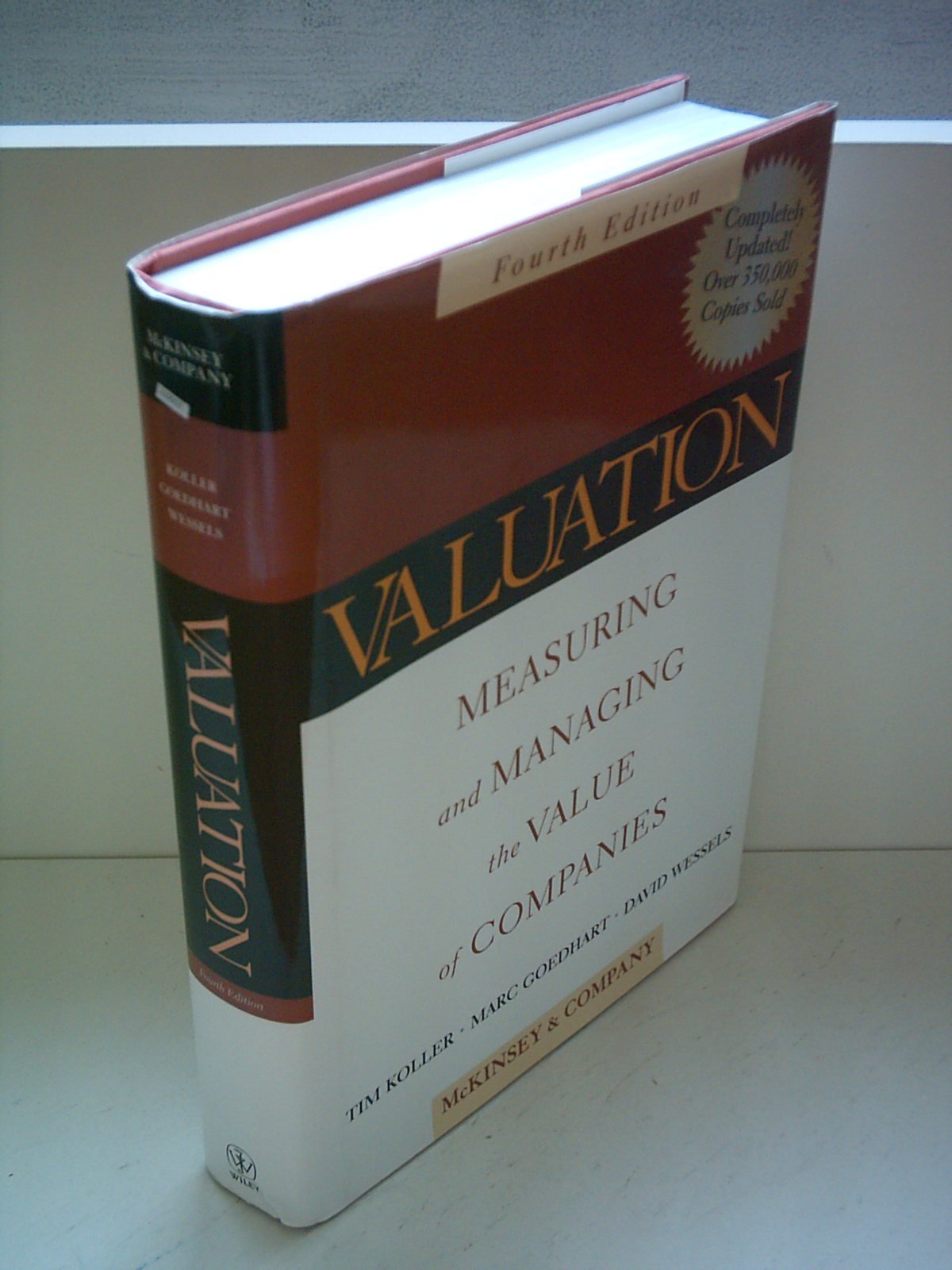 Valuation Measuring And Managing The Value Of Companies Fourth
