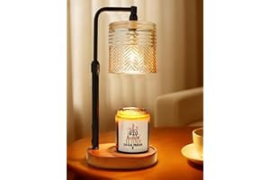 WARWARS Candle Warmer Lamp with Timer, Christmas Birthday Gifts for Women Mom, House Warming Gifts New Home Vintage Decor, Wax Melt Warmer for Jar Candles