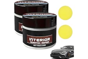 DOUNIU Dashboard Restorer For Car Interior, Portable Scratch Repair Wax, Uv Protection Scratch Repair Kit, Natural Wax for Minor Scratch Repair, Safe for All Vehicles (2pcs)