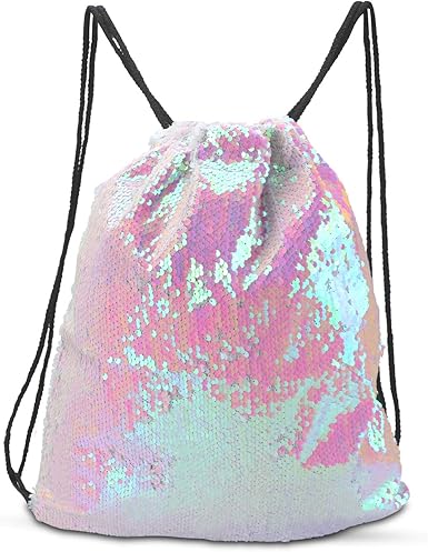 mermaid drawstring backpack