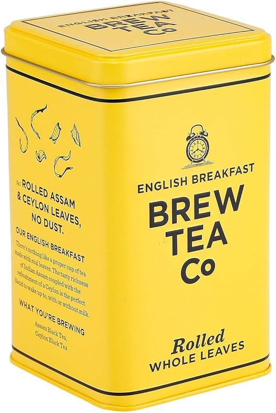 Brew Tea Co English Breakfast Tin 150g Loose Leaf Tea Amazon.co.uk