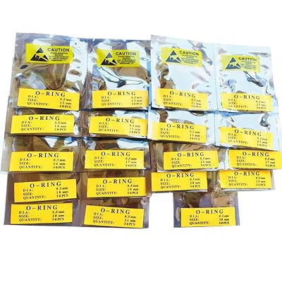 Buy Vapker 950 Pcs O Ring 0 5mm Watch Back Rubber Gasket Set O Ring Gasket Seal Replacement O Rings For Watch Backs 19 Different Sizes 12 30mm Online In Turkey B01gldqqne