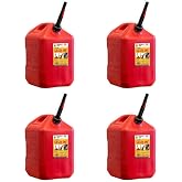 6GAL RED Poly Gas Can