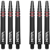 RED DRAGON Nitro Xfire Medium Dart Stems (Shafts) - 2 Sets per Pack (6 Stems in Total)