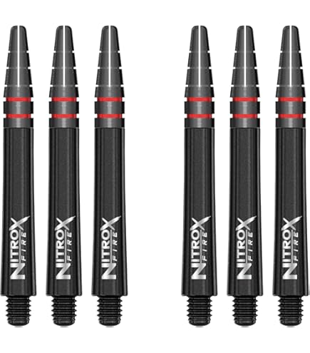 Target Darts Alberi Pro Grip Per Freccette - 9 Pezzi Nero Intermedio 41mm | Shafts Professionali Con Filettatura 2BA - Foto 6