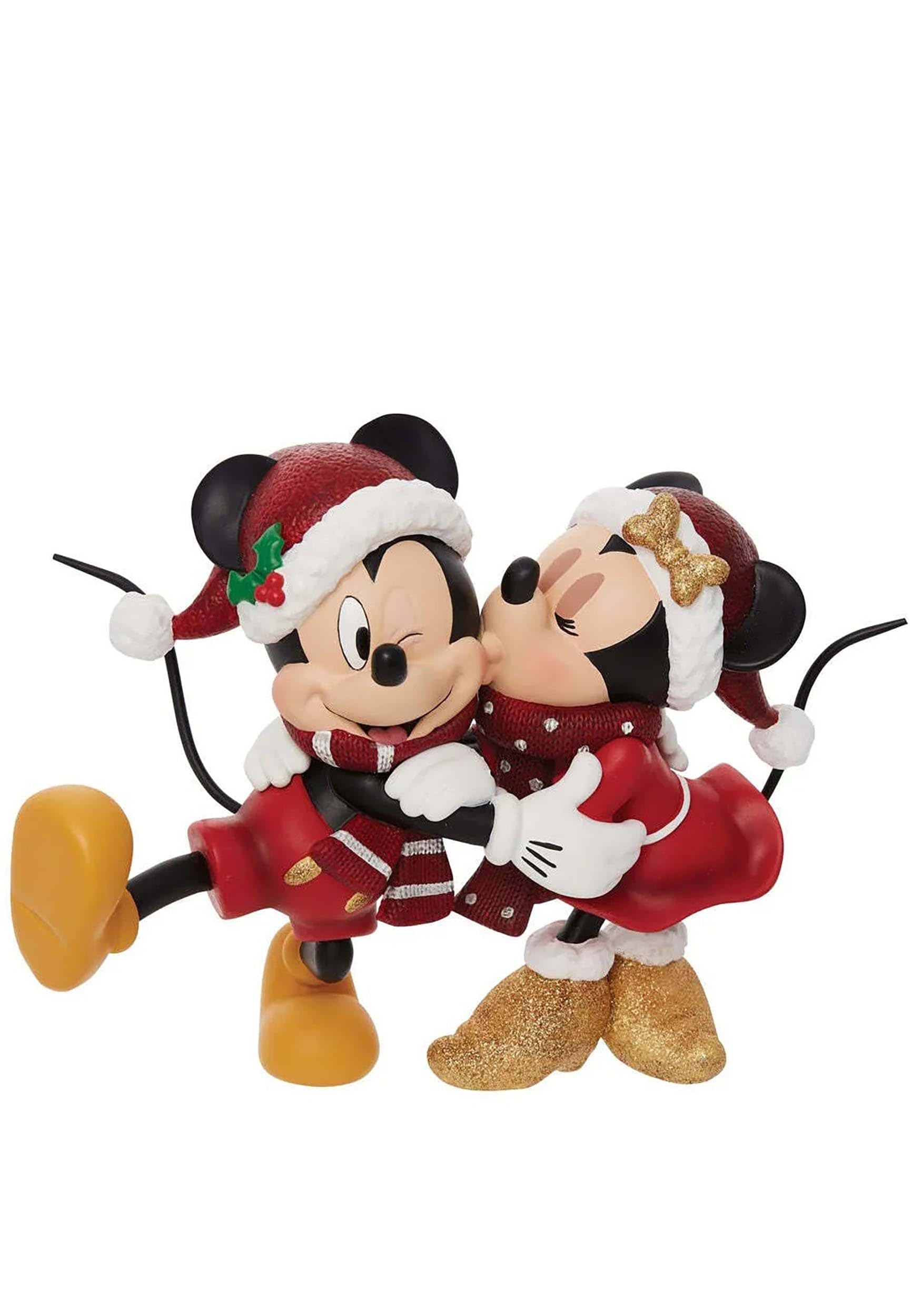 Disney Showcase Collection Holiday Mickey & Minnie Figurine