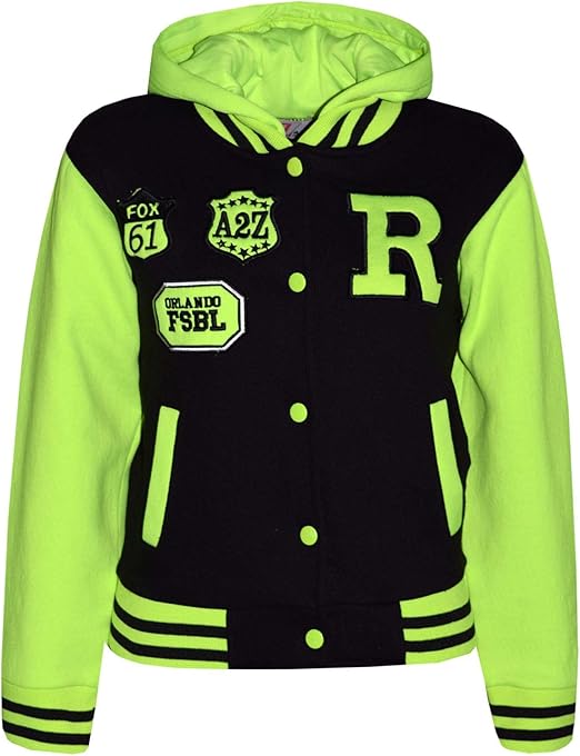 girls neon hoodie