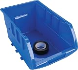 PERFORMANCE TOOL W5196 Large Stackable Storage Trays Blue Pack of 4 Adjustable view 5