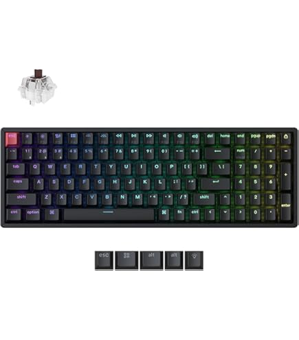 Amazon.com: Keychron K4 QMK Wireless Custom Mechanical Keyboard