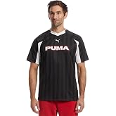 PUMA Mens Sport V-Neck Short Sleeve Jersey Casual - White