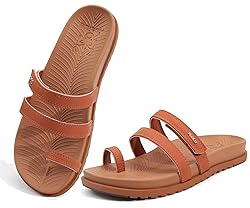 KuaiLu Womens Slides Sandals With Arch Support