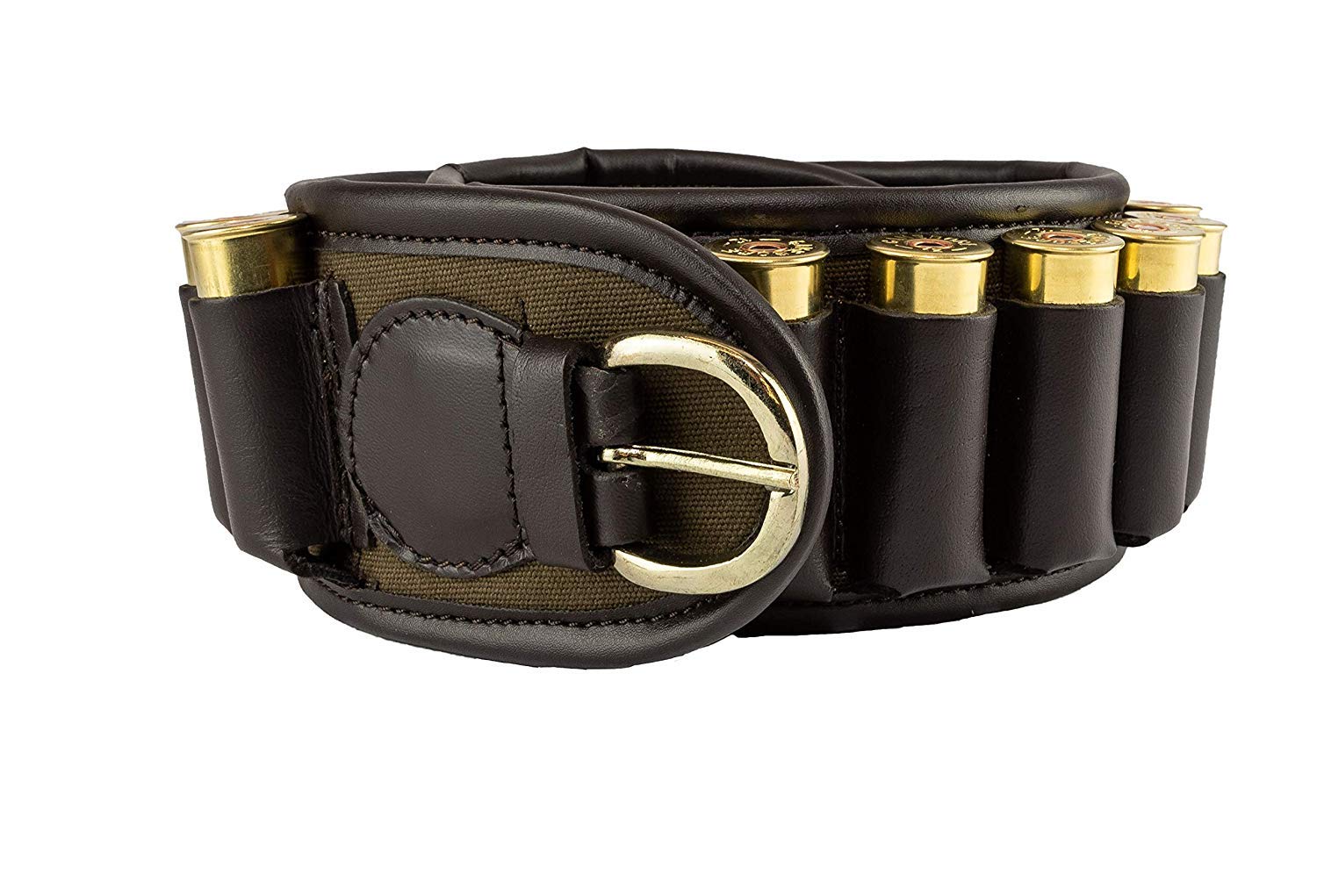 JACK PYKE Heavy Duty Cotton Canvas Cartridge Holding Belt Green