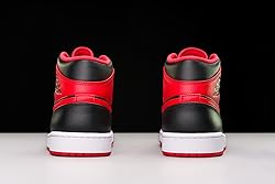 Nike Jordan Nike Air 1 Mid Men's Shoes Black/Fire