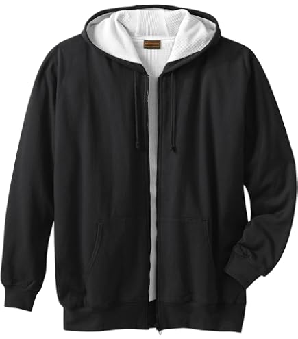 Boulder Creek Thermal Waffle Zip Hoodie Forest Green | Men's Big