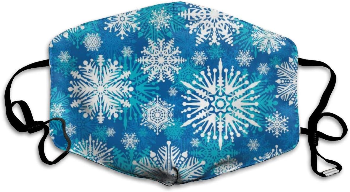 Masks Seamless Winter Snowflakes Face Mask for Teens Men Women Outdoor Cycling Sport in Winter