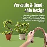 Mcbazel Moss Pole 2 Pack 100cm Bendable Coir Plant Support with Ties & Tape view 3