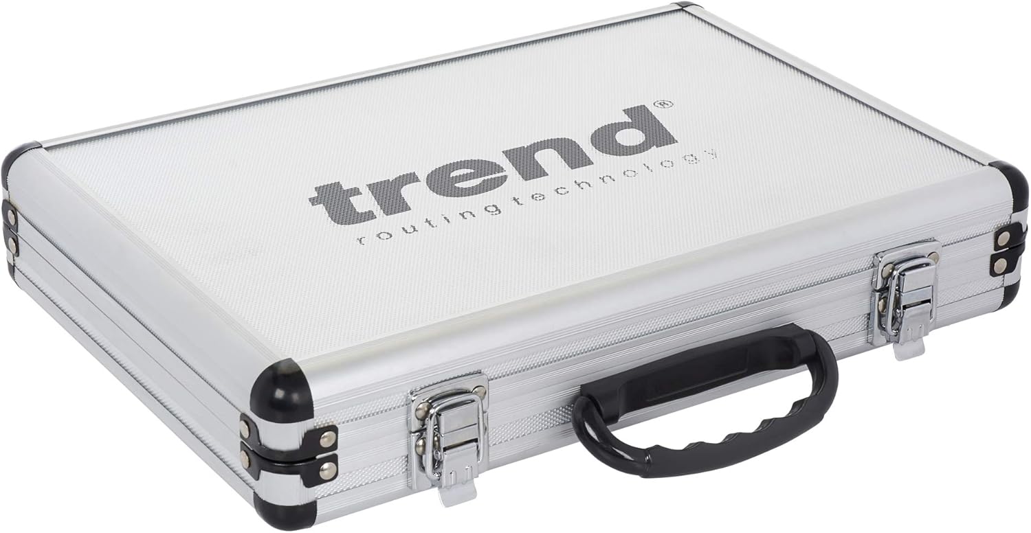 Trend 30 Piece Router Bit Starter Set, 1/4 Inch Shank, Tungsten Carbide Tipped, Case Included, Silver/Black, 30 pc - Image 4
