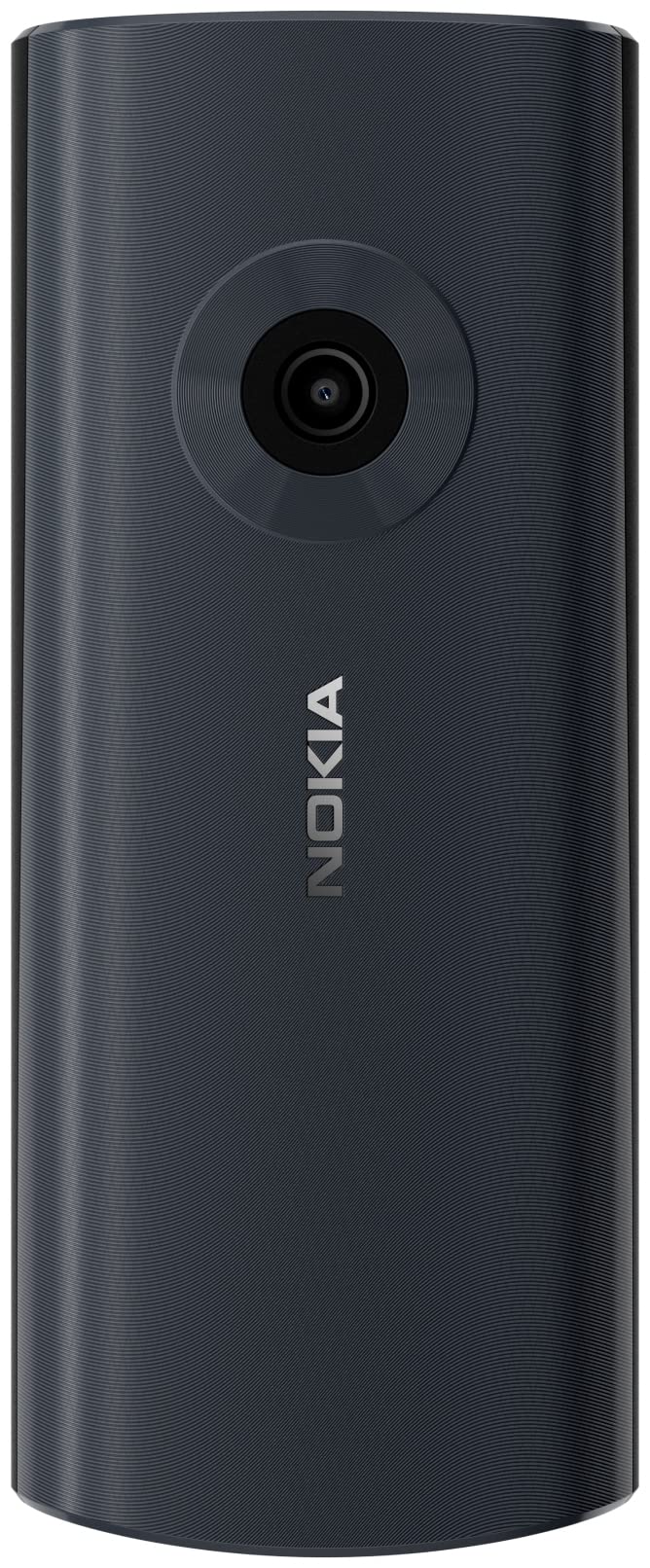 Nokia 110 4G Feature Phone with 4G, Camera, Bluetooth, FM radio, MP3 player, MicroSD, Long-Lasting Battery, and Pre-loaded Games, Dual Sim - Blue