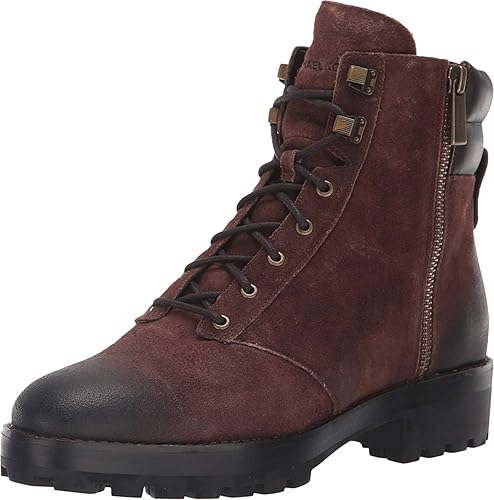 michael michael kors rosario leather combat boot