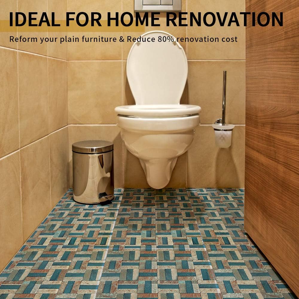 Impermeable 45 200cm Rabbitgoo Papier Peint Adhesif Decoratif Brique Pour Meuble Cuisine Revetement Adhesif Meuble Stickers Rouleau En Pvc Film Autocollant Effet Brique Armoire Table Bureau Ameublement Et Decoration Accessoires De