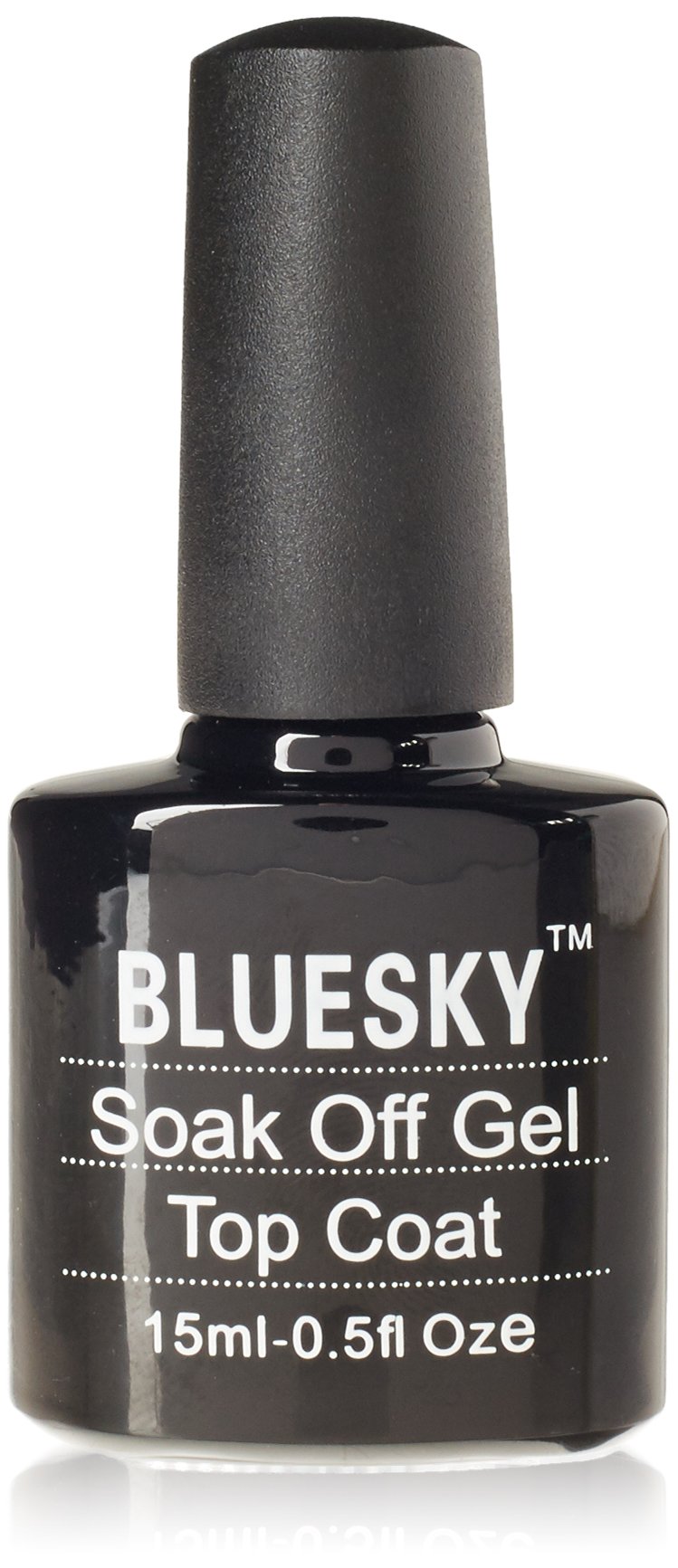 Bluesky UV/LED No Wipe Soak Off Gel Nail Polish Top Coat, 15 ml Bottle