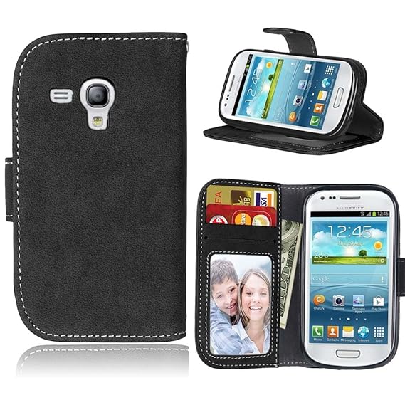 Cozy Hut Samsung Galaxy S3 Mini i8190 S3mini Hülle, TPU Silikon Hybrid Handy Hülle Matte Series Case Durchsichtig Stoßfest Ta