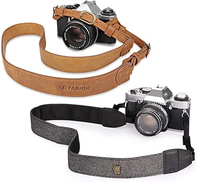 leather camera shoulder strap
