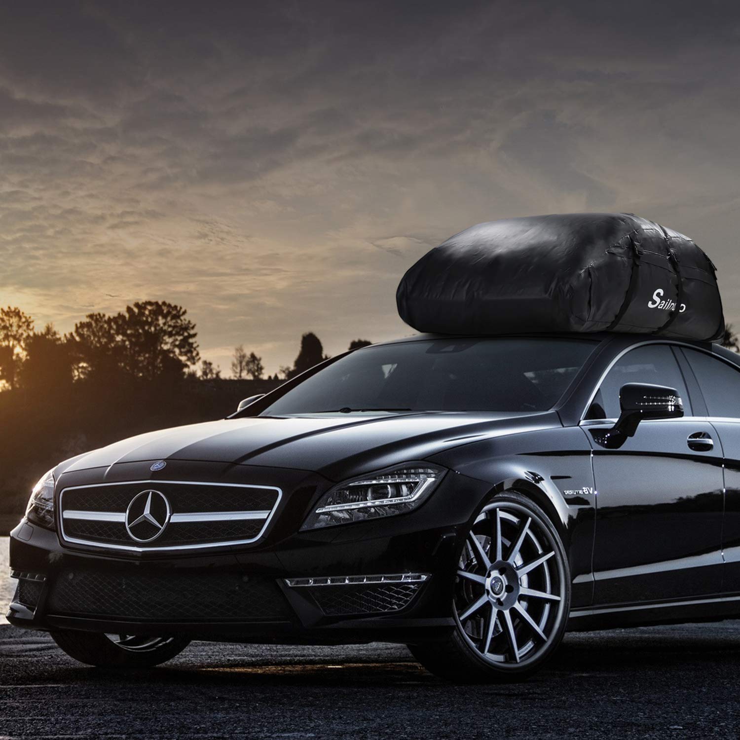 Sailnovo Dachbox 580L Faltbare Auto Dachkoffer Gep auml ckbox