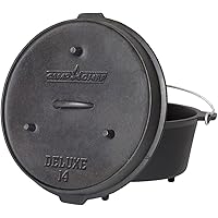 Camp Chef 12 Qt Seasoned Cast Iron Dutch Oven