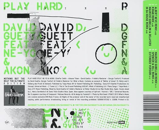 David Guetta Play Hard Remixes Amazon Com Music
