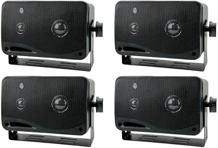 PA System 3.25 Woofer Home Theater Entertainment 1.75â Midrange Pyramid 2022SX 3-Way Indoor 