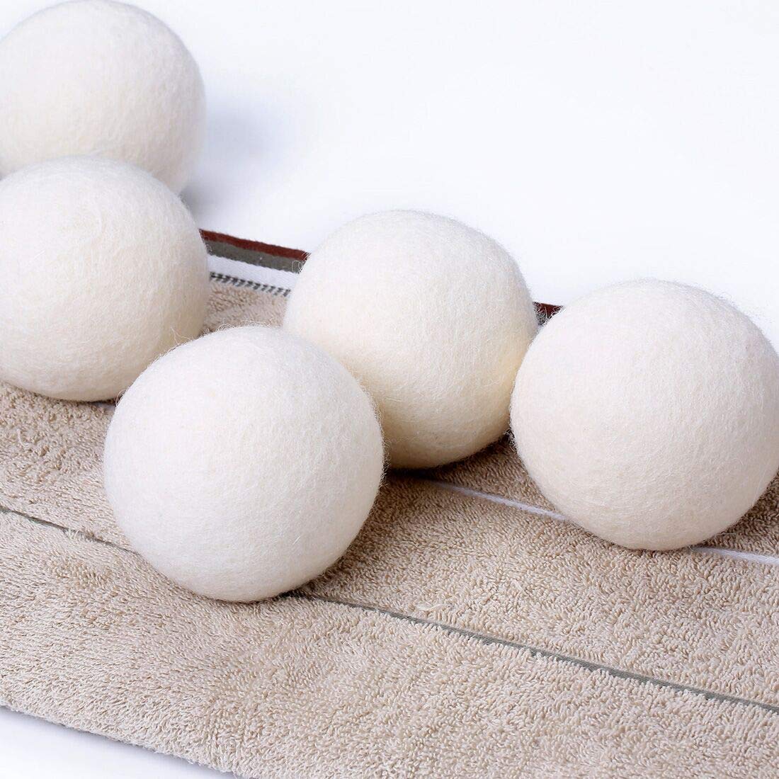 Wool Dryer Balls 6 Pack XL, 3