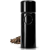 MAGNUM PEPPER GRINDER, Unicorn by TRE SPADE,Premium Manual Pepper Grinder with Steel Burrs, Adjustable Coarseness, High-Capacity Output, ABS Plastic, 6 Inch Small Size, Made in Italy