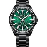 FANMIS Mens Luxury Watches Business Chronograph Dress Waterproof Stainless Steel Analog Quartz Wrist Watch