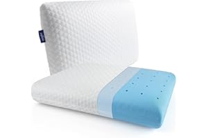inight Memory Foam Pillows, Standard Pillows Set of 2, Foam Pillows for Sleeping, Bed Pillows for Back Sleeper & Side Sleeper Pillow, Memory Foam Pillows 2 Pack, Oeko-TEX & CertiPUR-US Certified