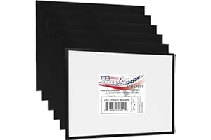 U.S. ART SUPPLY US Art Supply 5 X 7 inch Black Professional Artist Quality Acid Free Canvas Panels 6-Pack (1 Full Case of 6 Single Canvas Panels)