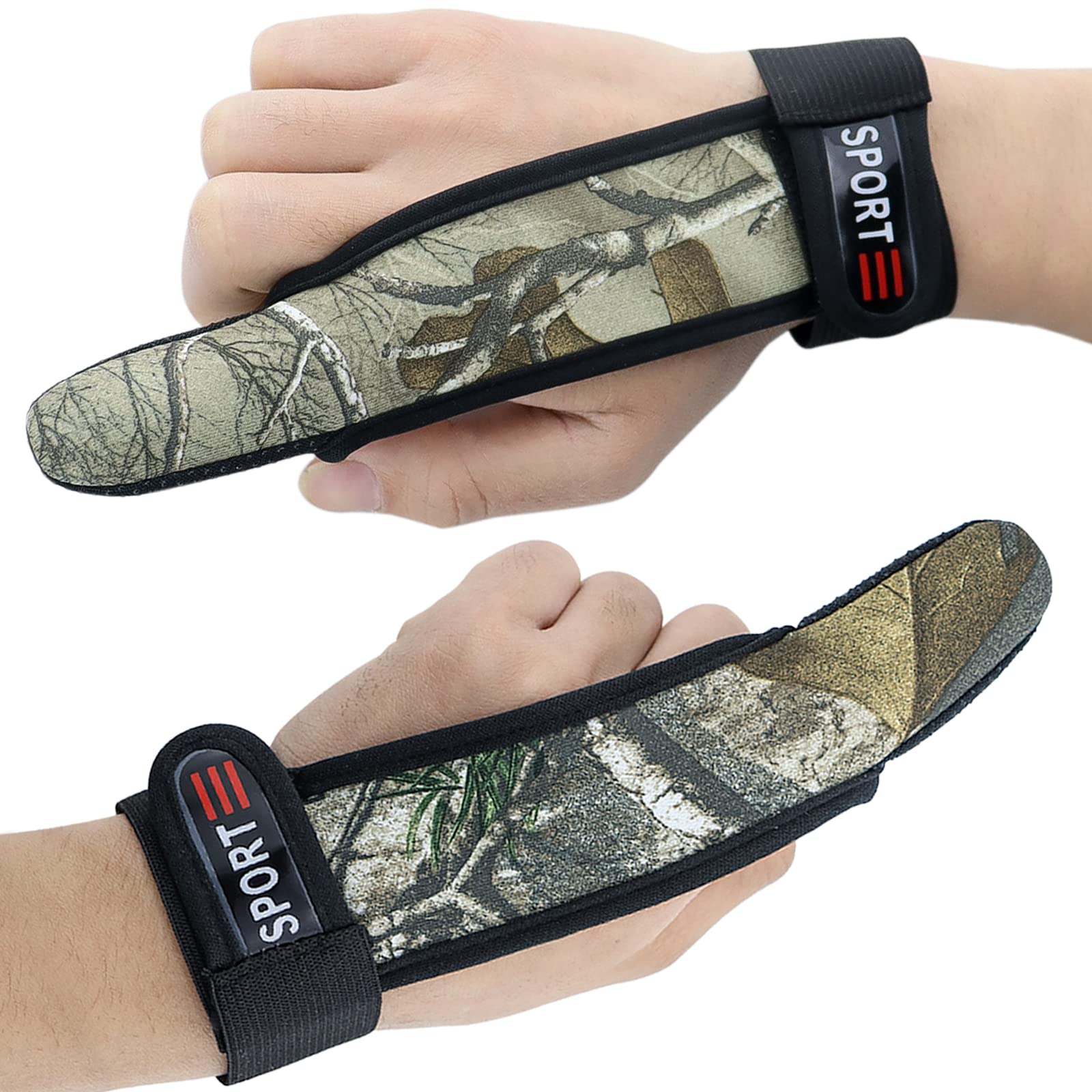 BB Hapeayou Single Finger Fishing Gloves (4 Pack) Casting Braided Lines Anti-Slip Professional for Men