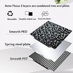 JUUPINE PET+PEO 3D Printer Build Plate Sheet for