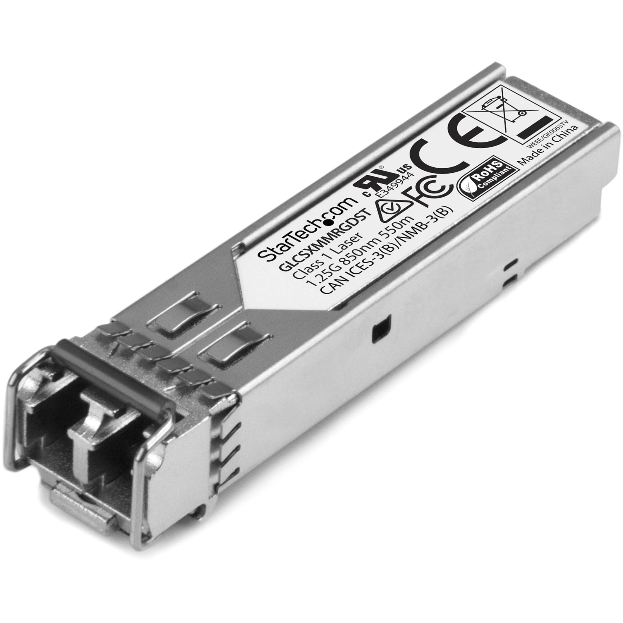 StarTech.com GLCSXMMRGDST Cisco GLC-SX-MM-RGD Compatible SFP Transceiver Module - 1000BASE-SX